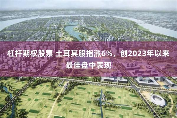 杠杆期权股票 土耳其股指涨6%，创2023年以来最佳盘中表现